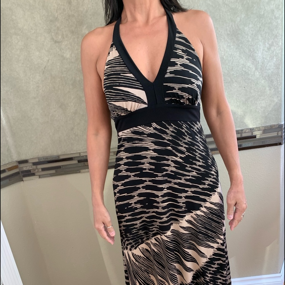 Halter maxi dress by En Focus Studio, size 6